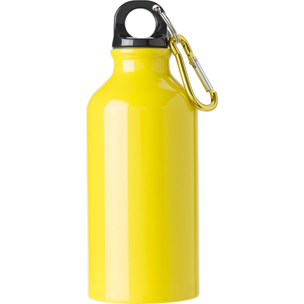 Bouteille de sport 400 ml avec mousqueton