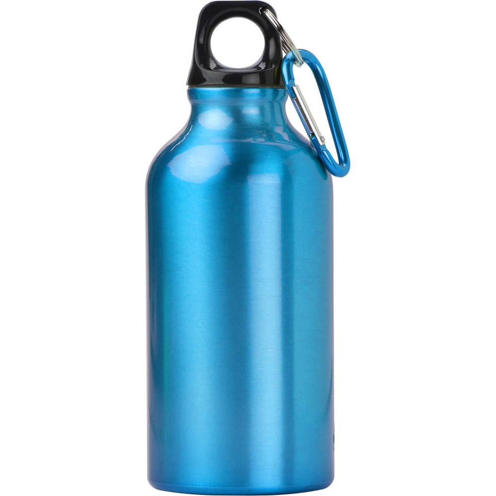 Bouteille de sport 400 ml avec mousqueton