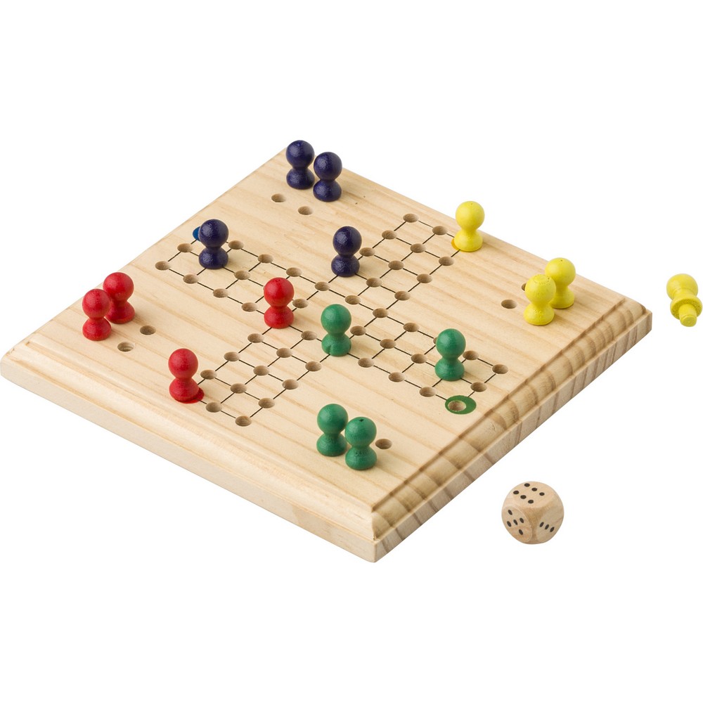 Jeu de ludo en bois