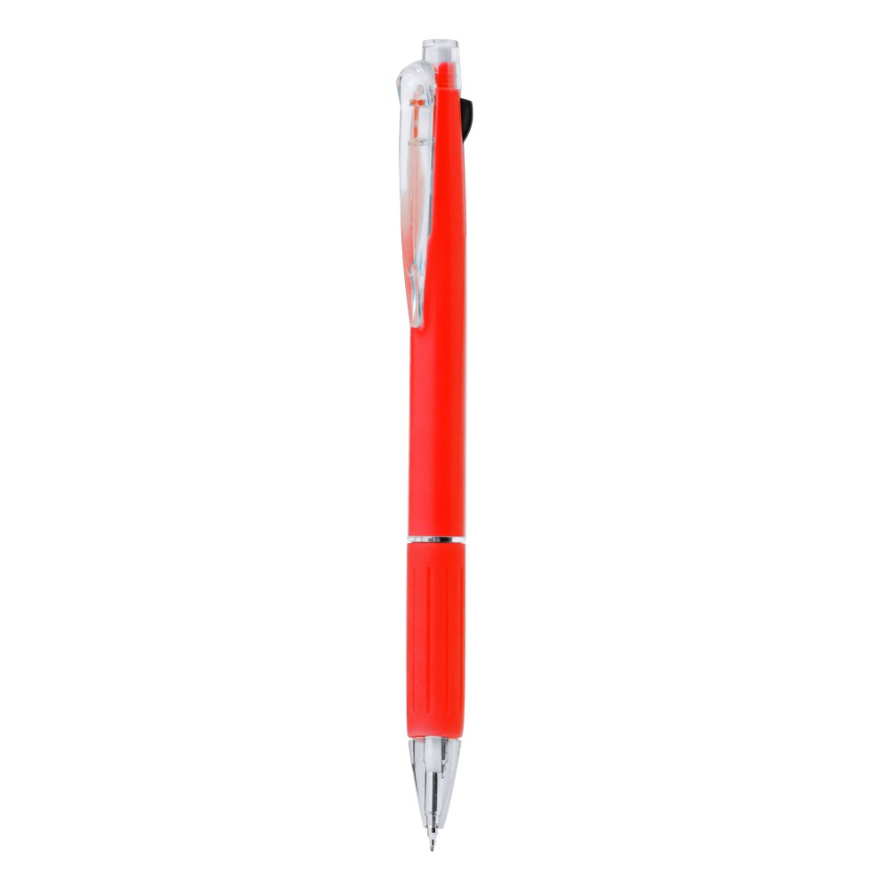 Stylo bille effaable encre multicolore porte-mine