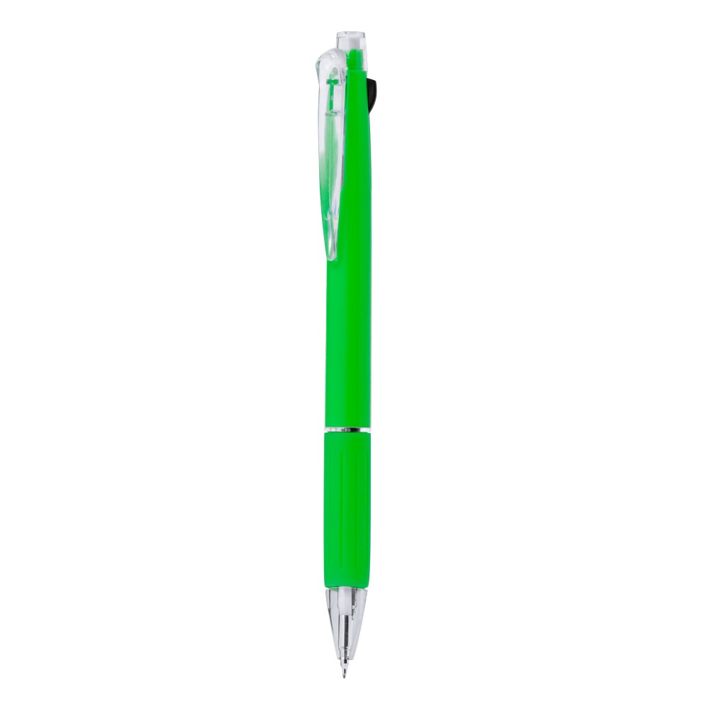 Stylo bille effaable encre multicolore porte-mine