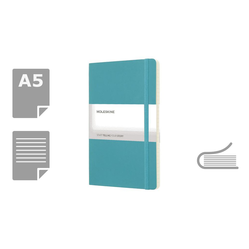 Carnet Moleskine 13 x 21 cm 