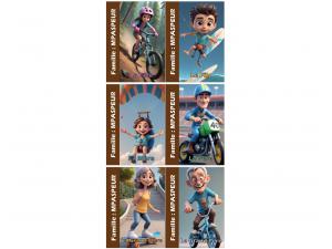 Jeu de 7 familles personnalis logo famille mpaspeur