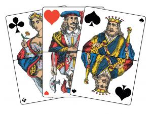 jeu de carte jass classique 36 carte avec logo verso