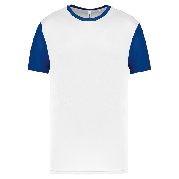 White / Dark Royal Blue