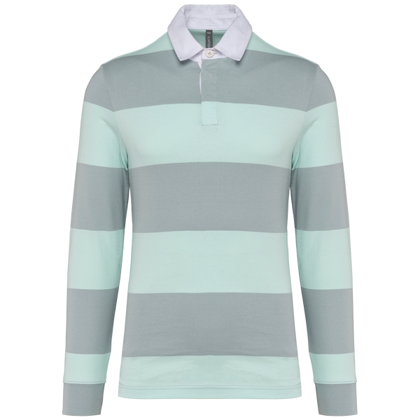 Light Grey / Ice Mint Stripes