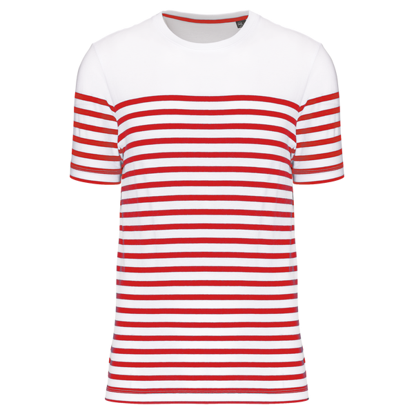 White / Red Stripe