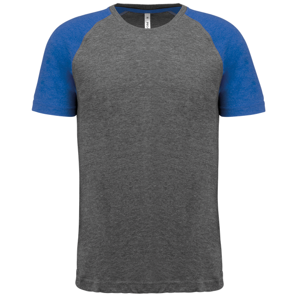 Grey Heather / Sporty Royal Blue Heather