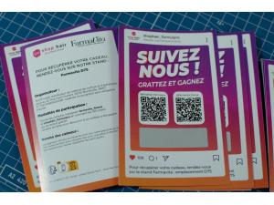 Ticket  gratter pour jeu concours