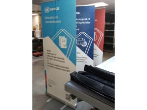 Roll-up banner enroulable pour UNECE