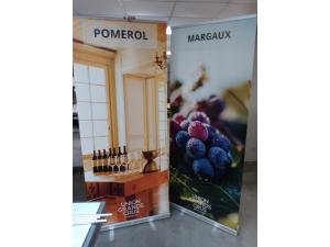 Roll-up multi visuels 85cm personnalis unitaire