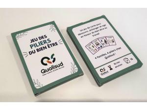 Jeu de cartes 100% sur mesure avec boite en carton personnalis� pour QUALISUD � Aire sur Adour