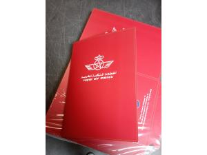 Chemise  rabat porte documents personnalis pour Royal Air Maroc
