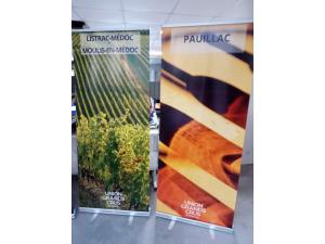 Roll-up multi visuels 85cm personnalis unitaire