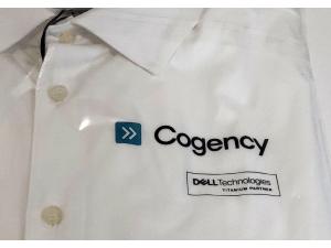 Chemise Russell RU946M avec impression couleur coeur pour Cogency SA � Prilly