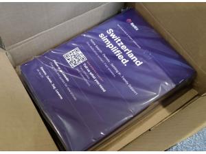 Flyer A5 impression sur les deux faces en couleurs papier 170g demi mat pour Relocation & Expat Services GmbH � Lutry