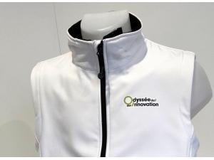 Veste SoftShell sans manche recycl� personnalis� Bodywarmer Result R232M pour Haute �cole d