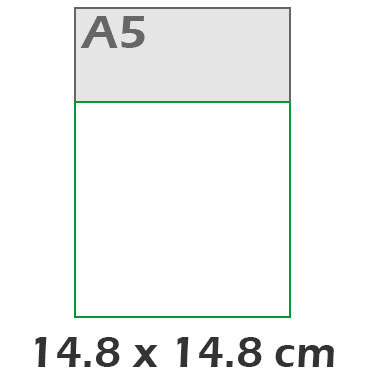 Carte carr 14.8x14.8 cm
