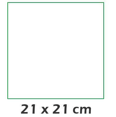 Carte carr 21x21 cm