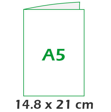 A5 Vertical 14.8x21 cm
