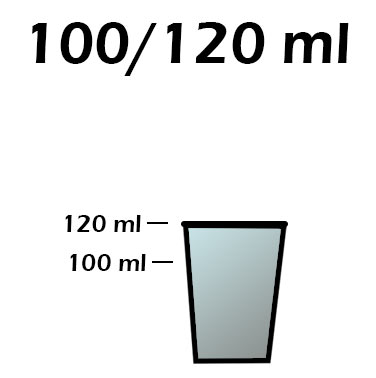 Capacit : 100/120ml