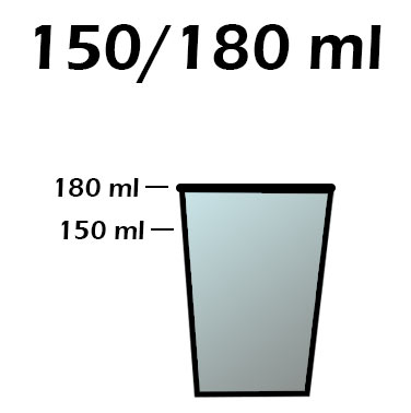 Capacit : 150/180ml