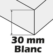 PVC expans Blanc 15mm