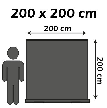 Format : 200 x 200 cm