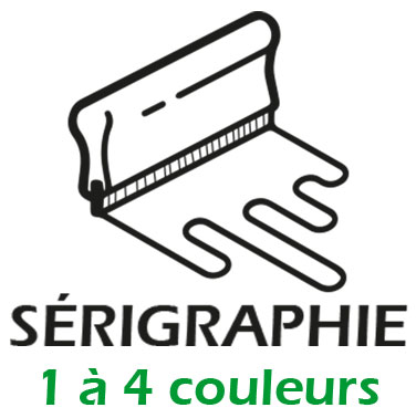 Srigraphie 1  4 couleurs : (Maximum 165x200 mm)